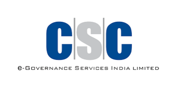 CSC e-Governance Services India — recognition and partner logo