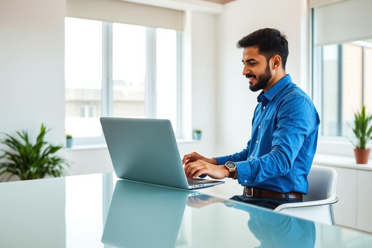 Two business partners reviewing plans together in an office